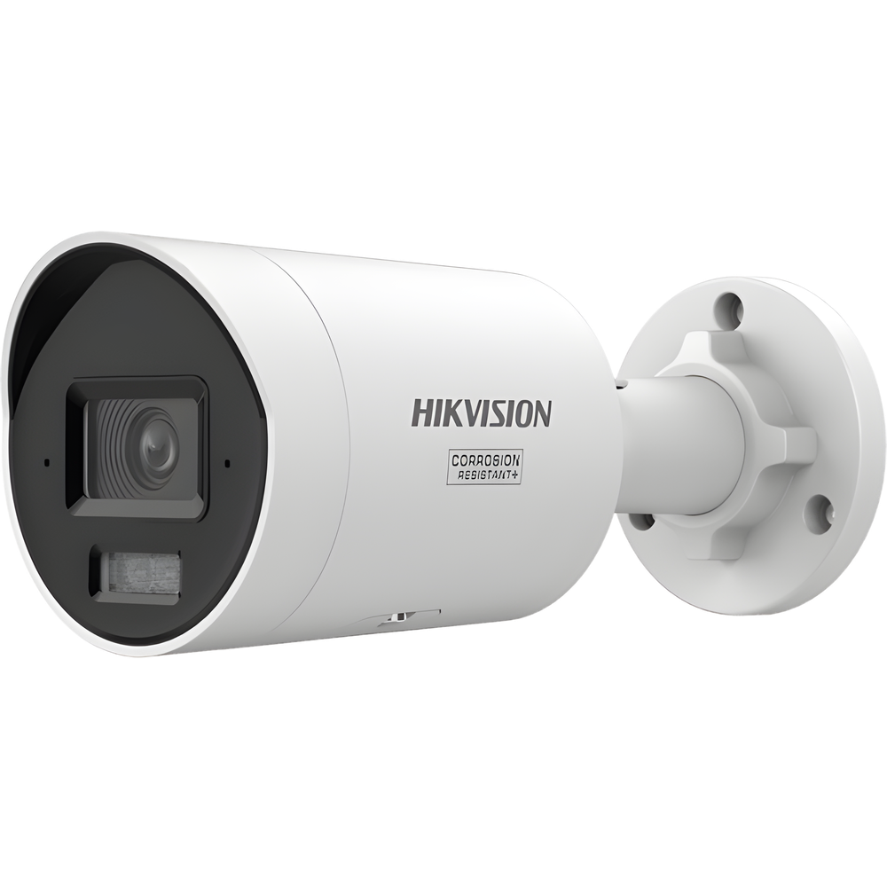 [Dual Light ] Bala IP 12 Megapixel (UHD) / Lente 2.8 mm / 40 mts Luz Blanca + 40 mts IR / ACUSENSE / Exterior IP67 / WDR 120 dB / PoE  / Micro SD / Metal / ACUSEEK / Captura Facial / NEMA 4X (Anticorrosión)