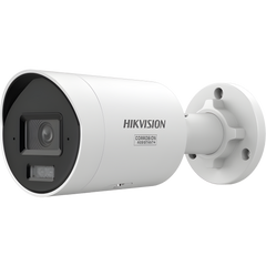 [Dual Light ] Bala IP 12 Megapixel (UHD) / Lente 2.8 mm / 40 mts Luz Blanca + 40 mts IR / ACUSENSE / Exterior IP67 / WDR 120 dB / PoE  / Micro SD / Metal / ACUSEEK / Captura Facial / NEMA 4X (Anticorrosión)