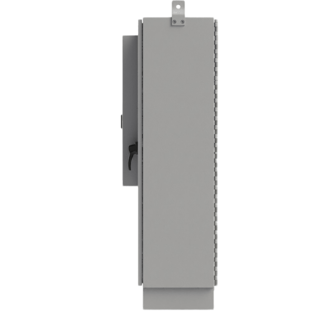 Gabinete para Exterior Tipo 4X Doble Puerta de 43 UR / Aluminio Soldado / 2134 x 762 x 1118 mm (84 x 30 x 44 in) / Exterior IP66 / Montaje Almohadilla / Aire de Precisión / Gris RAL 7035