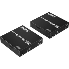 Extensor HDMI sobre IP | 4K60Hz | Fibra Óptica 40 km (24.85 mi) | 18 Gbps | HDMI 2.0 | HDCP 1.4/2.2 | IR | Protección ESD