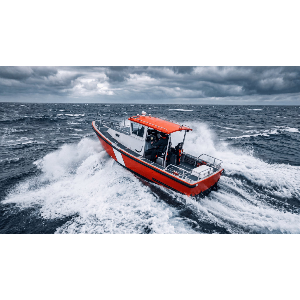 Radio Móvil Marino VHF / 25W / IPX4 / DSC Clase D con GPS / Pantalla LCD / Blanco
