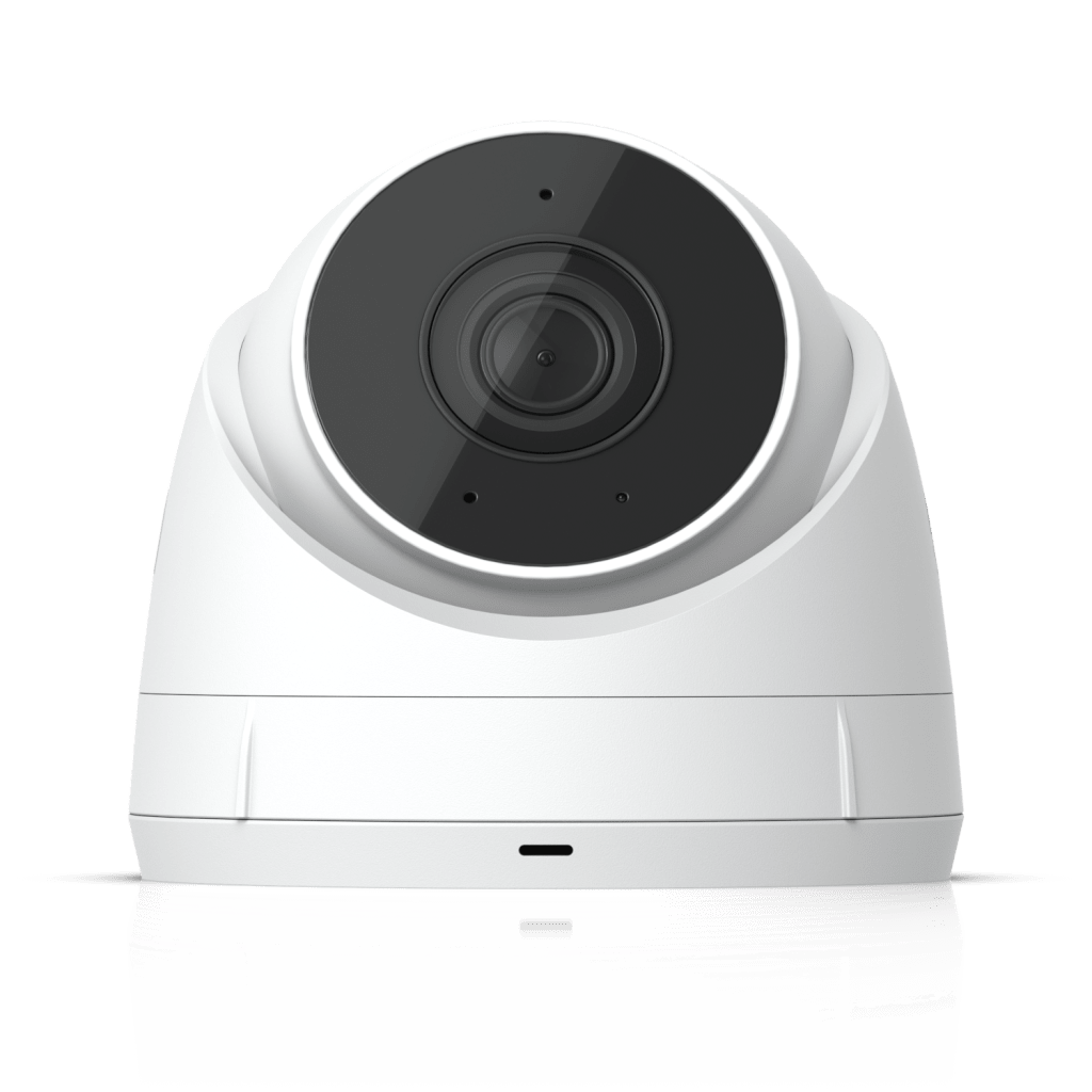 Cámara UniFi Protect G5 Turret Ultra, compacta, para exterior / 2K (4 MPX) / ángulo 102.4° / visión nocturna hasta 30mts/ detección de eventos / micrófono, POE+