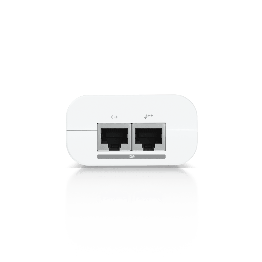Adaptador PoE++ / 54V DC @ 1.12A / hasta 60W / Puertos 10 GbE / Protección de Sobretensiones