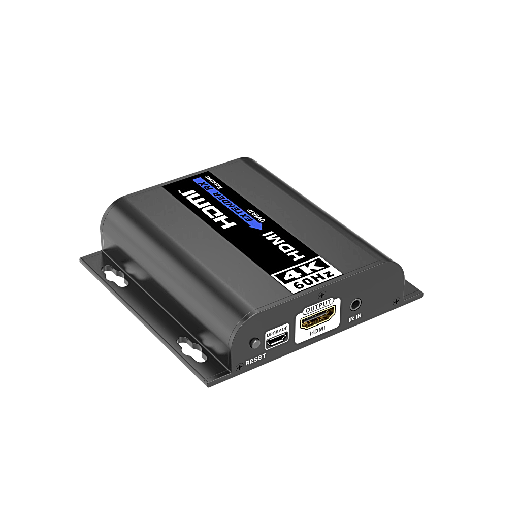 Kit Extensor HDMI | AV sobre IP | Solo Receptor | 4K@60Hz | 120 m | HDMI 2.0 | HDCP 2.2 | 18 Gbps | Conexión 1:1 , 1:N, N:1 , N:N | IR Bidireccional | Compatible con App iMMS