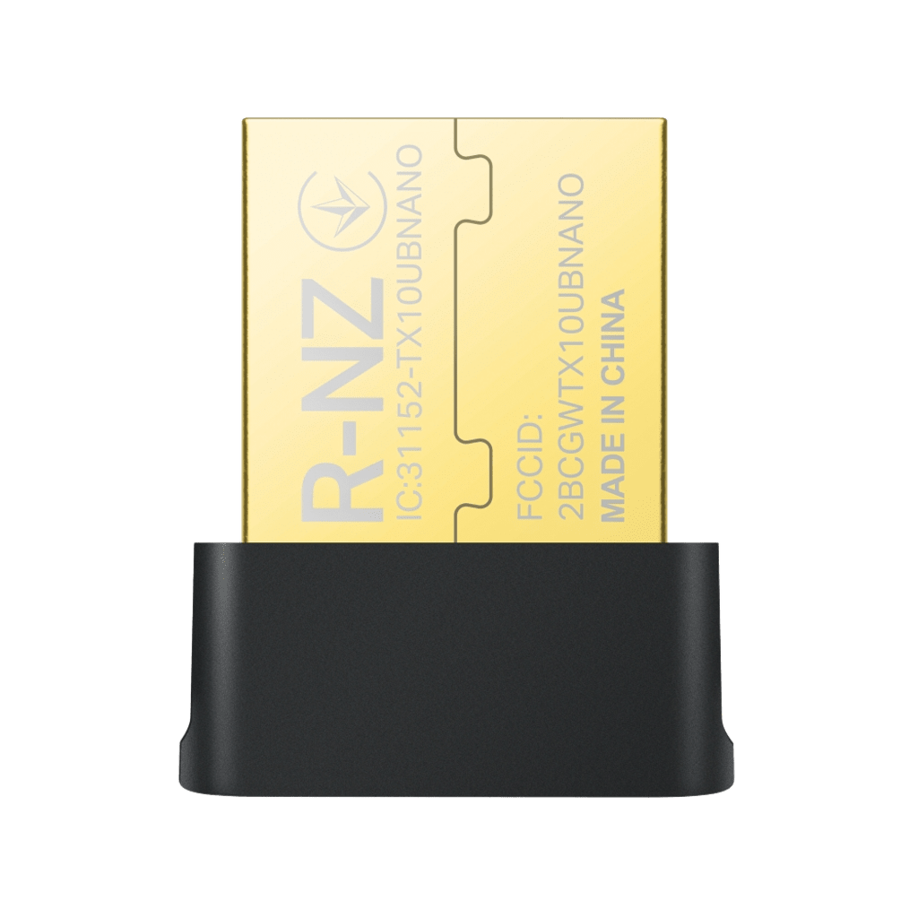 Adaptador USB Nano Wi-Fi 6 / Dual Band 600 Mbps en 5 GHz / 287 Mbps en 2.4 GHz / Bluetooth 5.3 BLE / WPA3 / Driver Pre-Cargado / 802.11ax