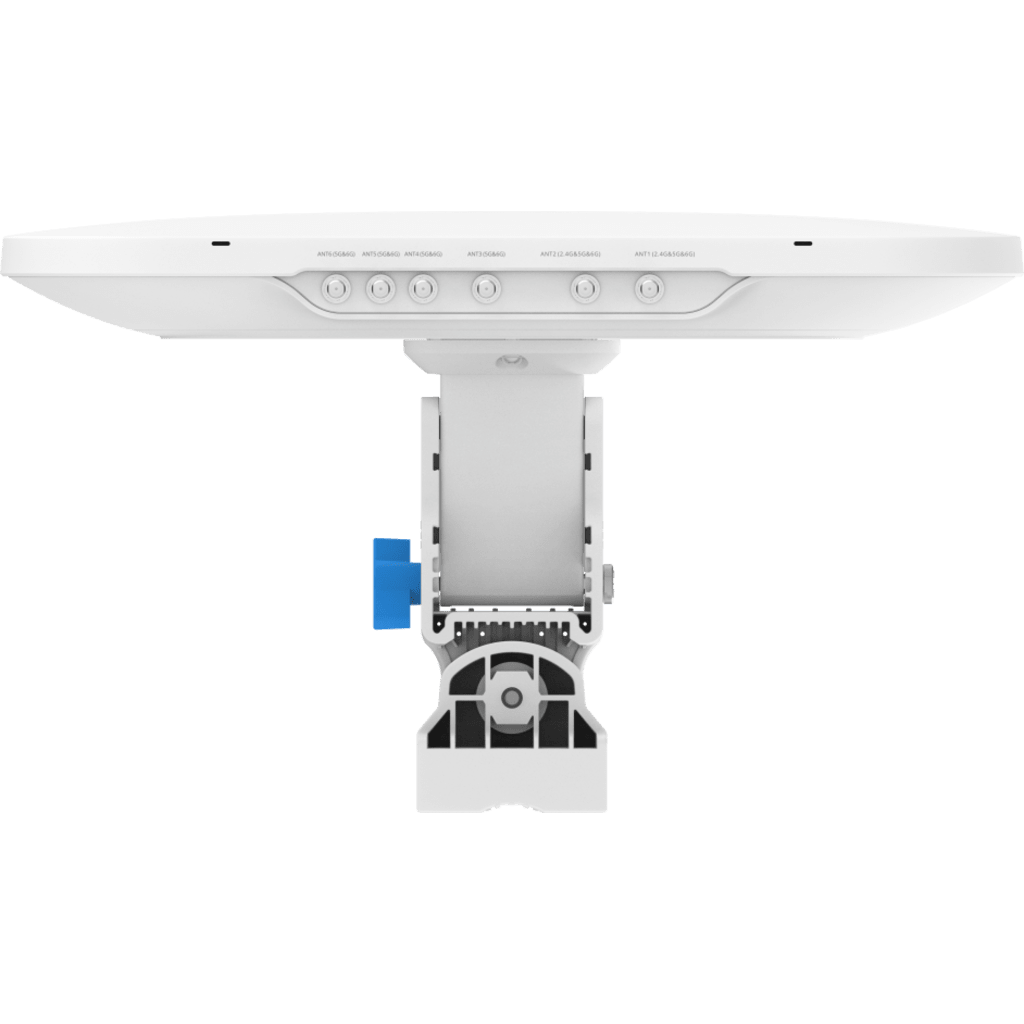 Antena Sectorial 90° / 6 Conectores RF / E0,E1: 2G/5G Dual-band / E2,E3,E4,E5: 5G/6G Dual-band / Ganancia 9-11 dBi / IP55 / 6x RP-SMA / Línea Cybrey