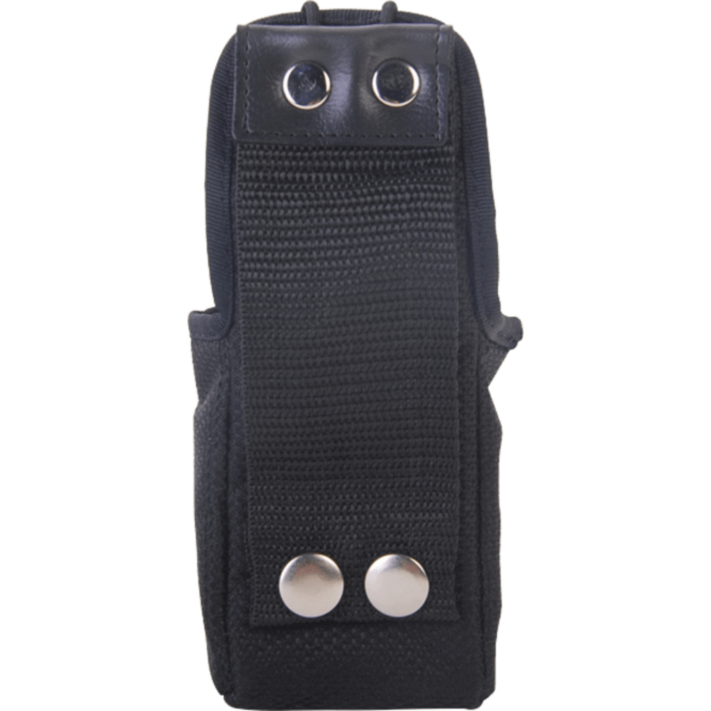 Funda para Radio Portátil / Nylon con Presilla para Cinto / Correa Ajustable con Broche de Presión / Compatible Motorola P110, GP300, Kenwood e Icom / Universal