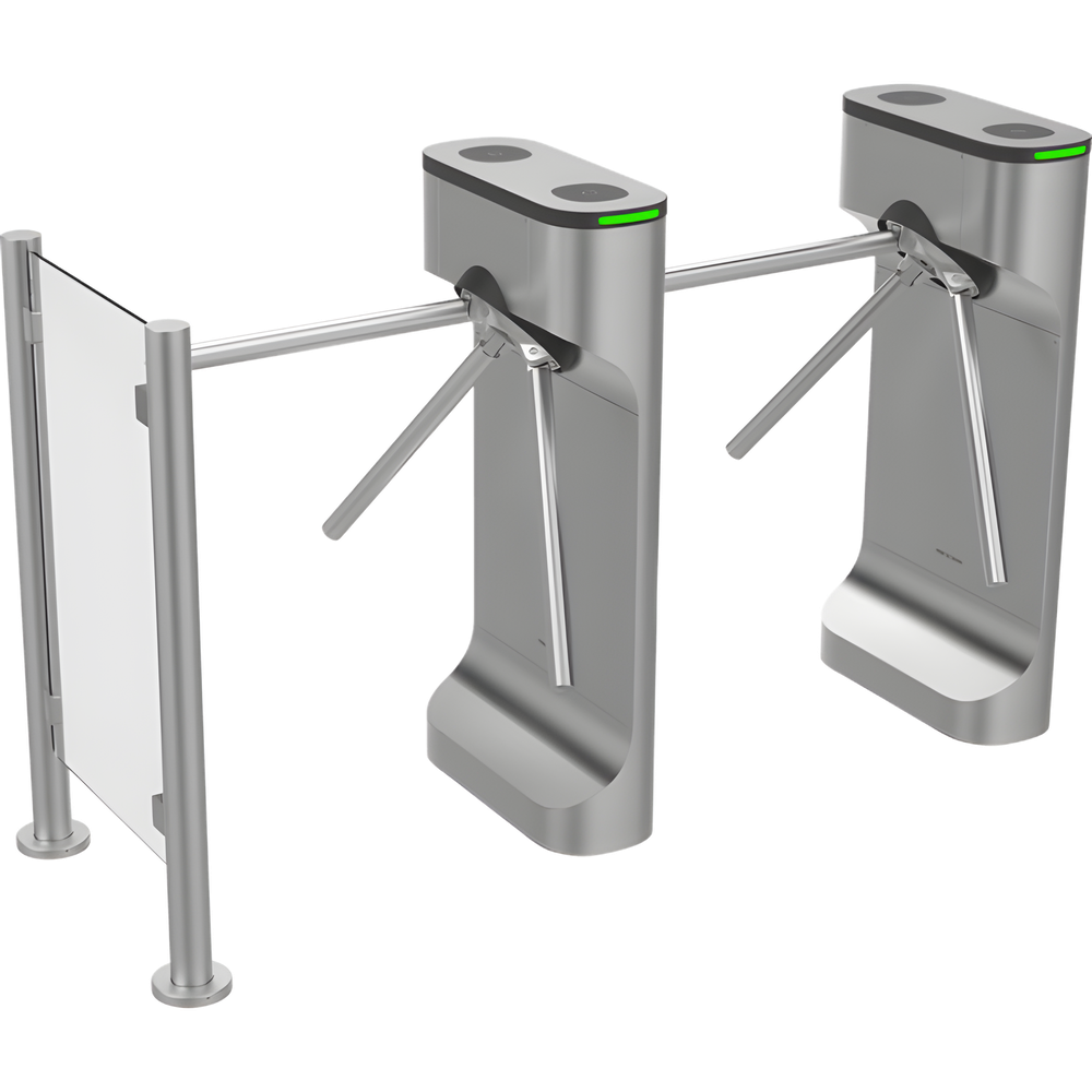 Torniquete Trípode con Diseño Slim Ultra Estético / Uso Rudo / LEDs Indicador de Entrada y Salida / Acero Inoxidable / Exterior Protegido