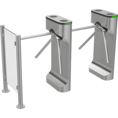Torniquete Trípode con Diseño Slim Ultra Estético / Uso Rudo / LEDs Indicador de Entrada y Salida / Acero Inoxidable / Exterior Protegido