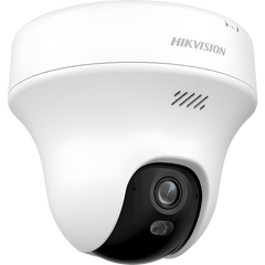 Turret PT IP 3 Megapixel (2K) Megapixel / Lente 2.8 mm / Dual Light (10 mts IR + 10 mts Luz Blanca) / Wi-Fi 6 / Interior / ACUSENSE / dWDR  / H.265 / Audio Bidireccional (Micrófono y Bocina) / 5 VCD