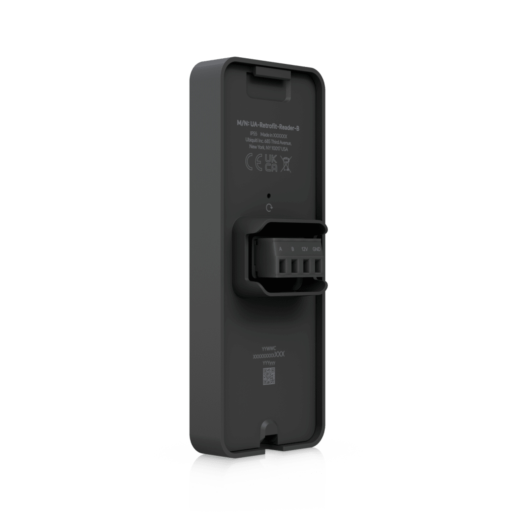 Lector Retrofit OSDP para Interior y Exterior con Soporte para Tarjeta NFC, Compatible con UniFi Retrofit Hub y Cableado Existente