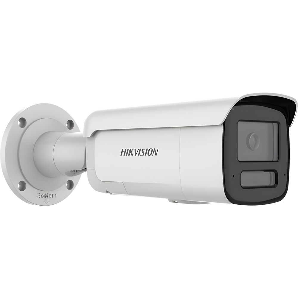 [Dual Light + ColorVu 3.0 + HikAI] Bala IP 4 Megapixel / Lente 4 mm / 60 mts IR + Luz Blanca / Exterior IP67 / Estrobo Luz Blanca / WDR 130 dB / ACUSENSE 3.0 / Metal / NEMA 4X / ACUSEEK