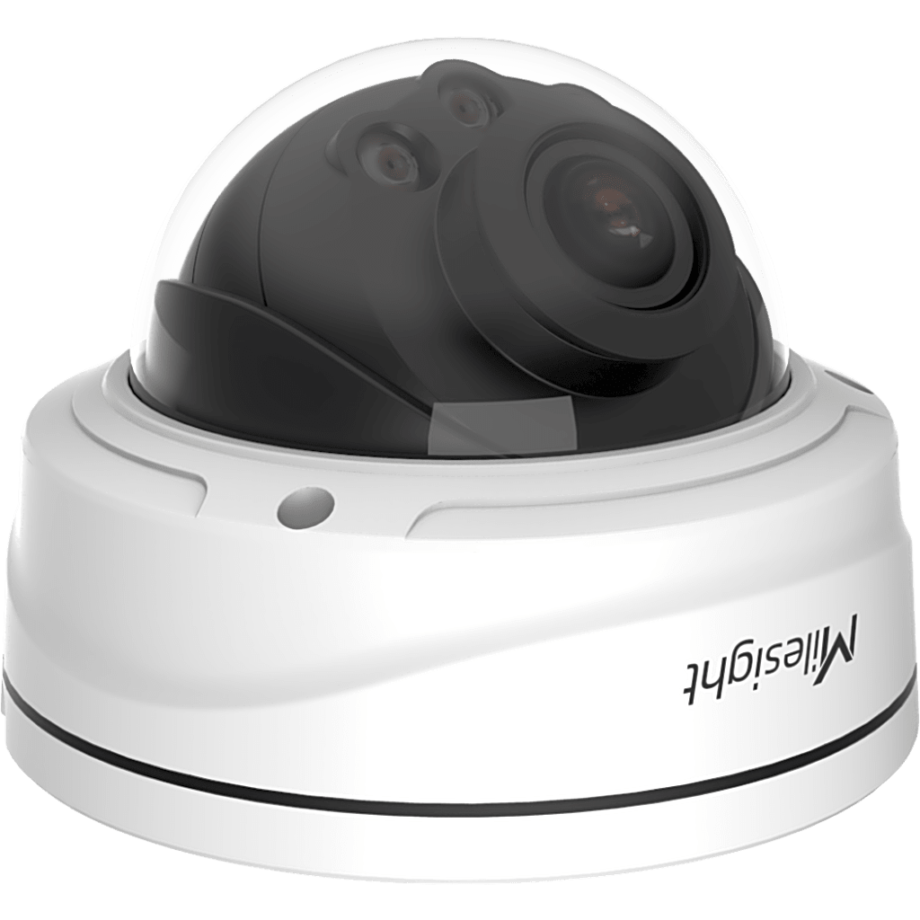 Domo IP Motorizado con IA / 2 Megapixel (1080p) / 90fps / 140dB Super WDR / VCA 2.0 / Smart IR II hasta 90 m (295 ft) / SIP / MicroSD 1TB / IP67 IK10 / ONVIF y VMS