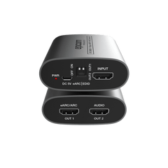 Extractor eARC HDMI | 18 Gbps | Audio Digital | Compatibilidad 4K HDR | Diseño Compacto