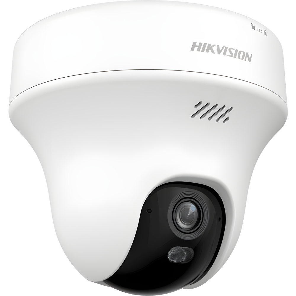 Turret PT IP 5 Megapixel (3K) Megapixel / Lente 2.8 mm / Dual Light (10 mts IR + 10 mts Luz Blanca) / Wi-Fi 6 / Interior / ACUSENSE / dWDR  / H.265 / Audio Bidireccional (Micrófono y Bocina) / 5 VCD