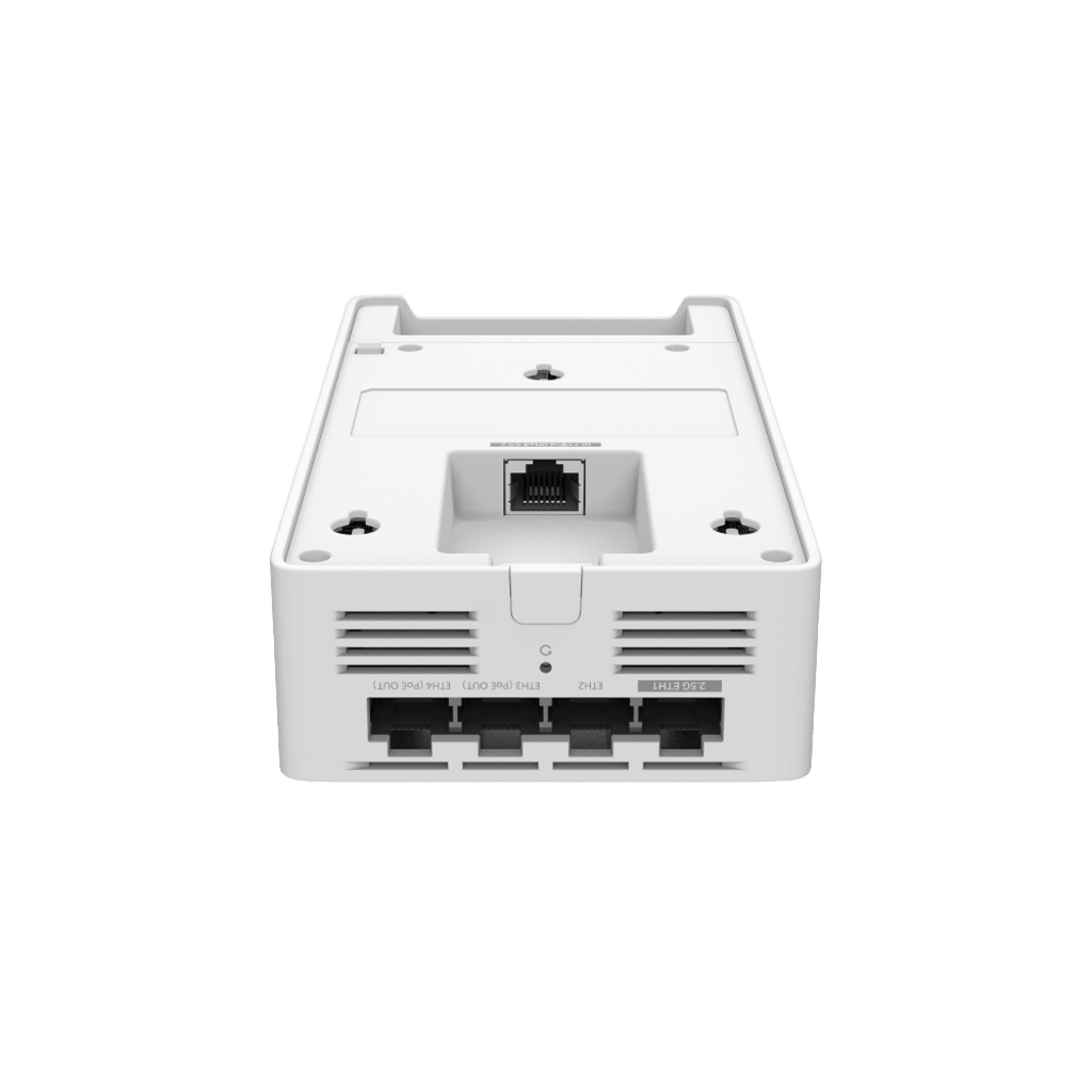 Punto de Acceso Omada / Wi-Fi 7 BE3600 MU-MIMO 2x2 / 1 Puerto Entrada 2.5 Gbps PoE ++ / 1 Puerto 2.5 Gbps PoE pass-through / 2 Puertos 1 Gbps / Mesh Omada / Operaciones Multiencale (MLO) / Configuración por Controlador o Stand-Alone / Para Montaje