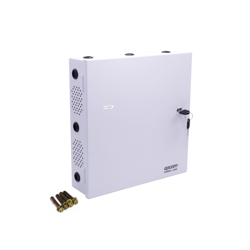 Fuente de Poder para Control de Acceso AL600FC / 6A Total / 5 Salidas Clase 2 PTC Auto-reiniciables / 12-24 VDC Selectable / Entrada 115 VAC / Respaldo Batería 40 AH / Supervisión FACP / Fail-Safe y Fail-Secure