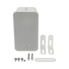 Kit de amplificador con bluetooth | 2 altavoces para pared | Sistema 100V |  2 Canales con Control de volumen Independiente |  Música Ambiental