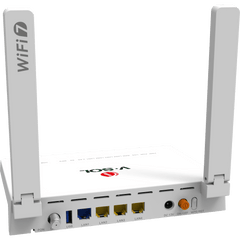 ONU GPON/EPON con Wi-Fi 7 / Puerto CATV / 1 Puerto 2.5 Gigabits/ 3 Puertos Gigabit / Puerto PON SC/UPC, Hasta 3600 Mbps