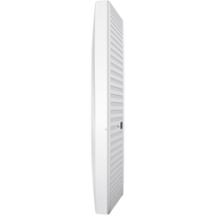 Access Point Techo Wi-Fi 6 AX5400 / 6-Stream Dual-Band / 4804 Mbps 5 GHz + 574 Mbps 2.4 GHz / Puerto 2.5G PoE+ / 160 MHz MU-MIMO OFDMA 1024-QAM / Montaje Techo-Pared / Omada SDN