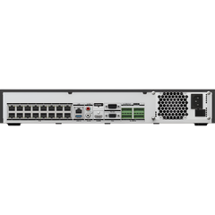 [Acusearch] NVR 12 Megapixel (4K) / 16 canales IP / 16 Puertos PoE+ / AcuSense (Evita Falsas Alarmas) / Reconocimiento Facial / 4 Bahías de Disco Duro / Switch PoE 300 mts  / HDMI en 4K / Alarmas I/O