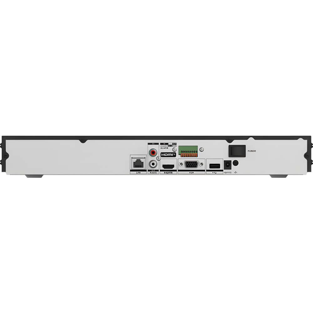 [AcuSearch] NVR 12 Megapixel (4K) / 32 canales IP / AcuSense (Evita Falsas Alarmas) / Reconocimiento Facial / 2 Bahías de Disco Duro / HDMI en 4K / Sin Puertos PoE+
