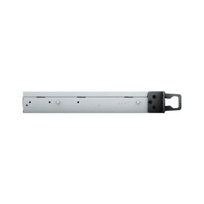 NAS RackStation RS822+ | 4 Bahías | 1U | AMD Ryzen V1500B | 32 GB DDR4 ECC | 4 Puertos 1GbE | Expansión PCIe | Compatible con SSD NVMe | Sistema Operativo Synology DSM.