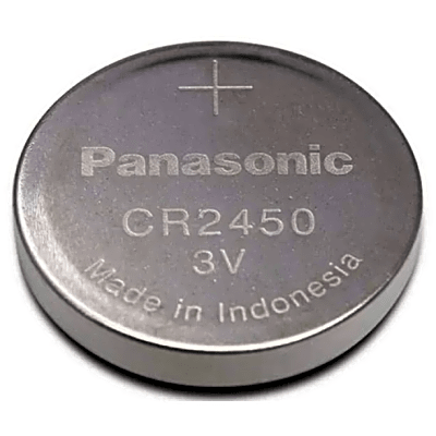 Batería de Litio tipo Moneda 3V / CR2450/ Tira c/5pz  (No recargable)