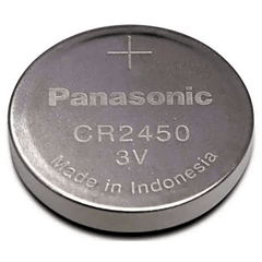 Batería de Litio tipo Moneda 3V / CR2450/ Tira c/5pz  (No recargable)
