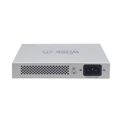 Switch PoE / Administración en la nube / Con 8 puertos 10/100 Mbsp PoE af/at / 2 Puertos Uplink 10/100/1000 Mbps /  Presupuesto 100 W / PoE hasta 250 metros / Soporta protocolo ONVIF
