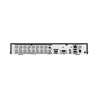 DVR 16 Canales TURBOHD + 16 Canales IP / 8 Megapixel (4K) / Audio Bidireccional/ ACUSENSE / 2 Bahías de Disco Duro / Salida de Video en 4K / H.265+