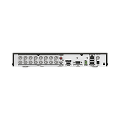 DVR 16 Canales TURBOHD + 16 Canales IP / 8 Megapixel (4K) / Audio Bidireccional/ ACUSENSE / 2 Bahías de Disco Duro / Salida de Video en 4K / H.265+