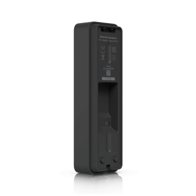 UVC Doorbell Lite – Videoportero Compacto 5 MP PoE con Visión Nocturna IR, Audio Bidireccional y Diseño Resistente al Clima, Color Negro