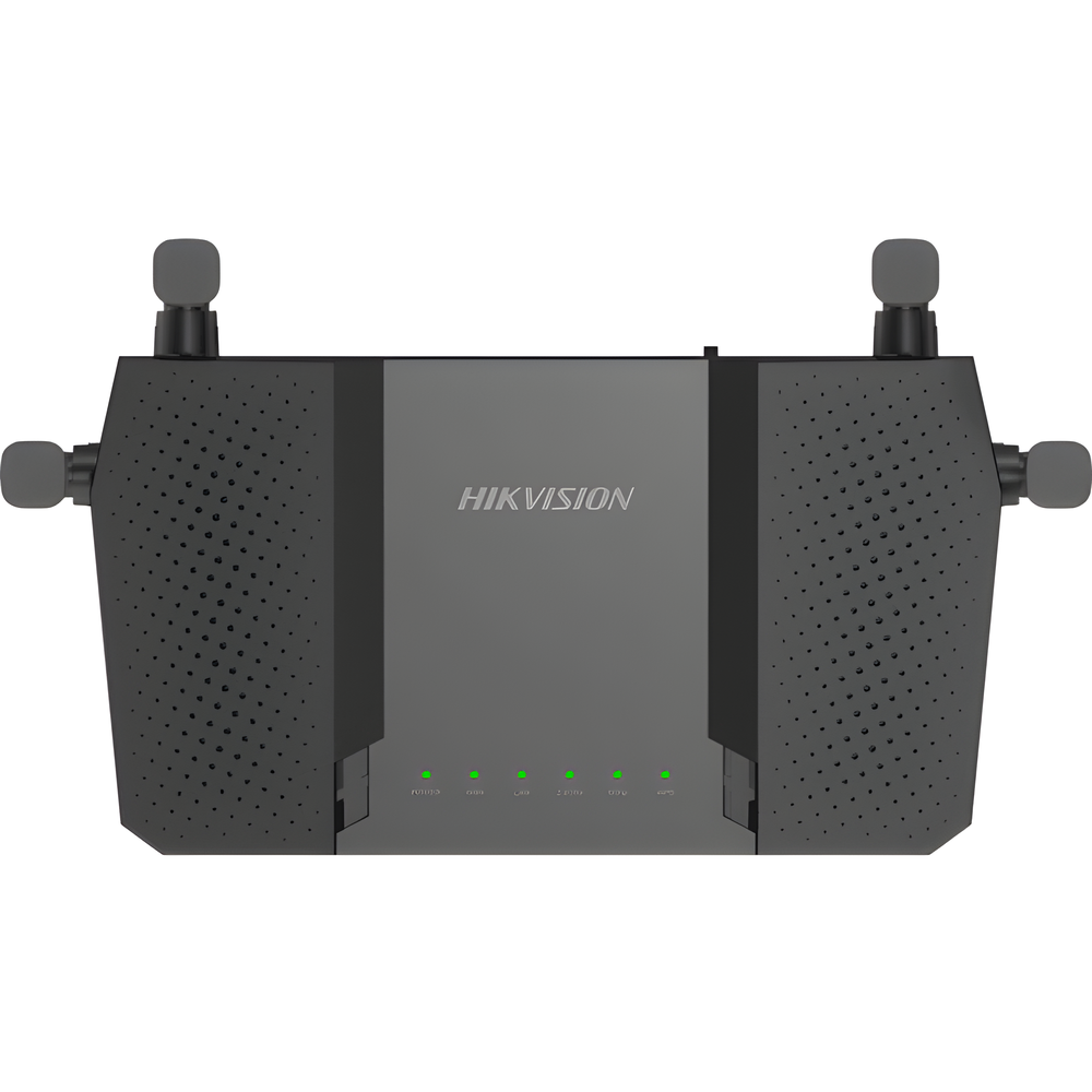 Router Inalámbrico WISP Gigabit / Wifi 5 / Hasta 1200 Mbps / Doble Banda AC (2.4 GHz y 5 GHz) / 3 Puertos LAN 10/100/1000 Mbps + 1 Puerto WAN 10/100/1000 Mbps /  4 Antenas Externas Omnidireccional de 5 dBi / Interior