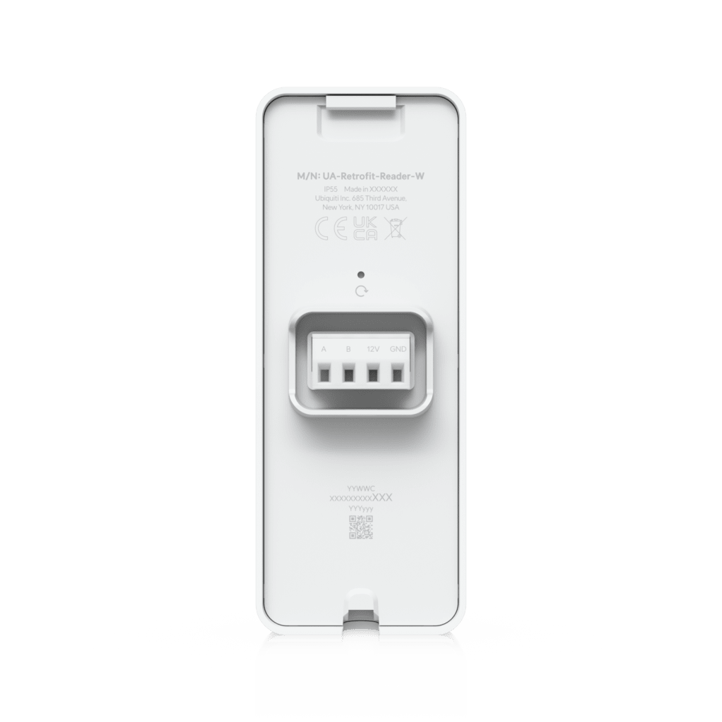 Lector Retrofit OSDP para Interior y Exterior con Soporte para Tarjeta NFC, Compatible con UniFi Retrofit Hub y Cableado Existente