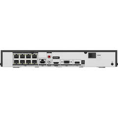 [Acusearch] NVR 12 Megapíxel (4K) / 8 canales IP / 8 Puertos PoE+ / Reconocimiento Facial / AcuSense (Evita Falsas Alarmas) / 1 Bahías de Disco Duro / HDMI en 4K / 300 Metros PoE Modo Extendido