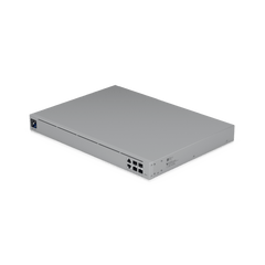 UniFi Enterpirse Router Empresarial de Alto Rendimiento / 12.5 Gbps IDS/IPS / Firewall de Capas Aplicativa / 5 Puertos WAN Máx. (1x25G SFP28, 1x2.5 GbE RJ45) / Conexión VPN Avanzada / Redundancia PSU Hot-Swappable / Montaje en Rack 1U