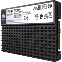 Unidad de Estado Sólido (SSD Huawei eKitStor SP 560) Empresarial de 7.68 TB / NVM2 2.0 / U.2 de 2.5'' / PCle 5.0 / 14,800 MB/s Lectura / 11,000 MB/s Escritura / Almacenamiento empresarial y big data