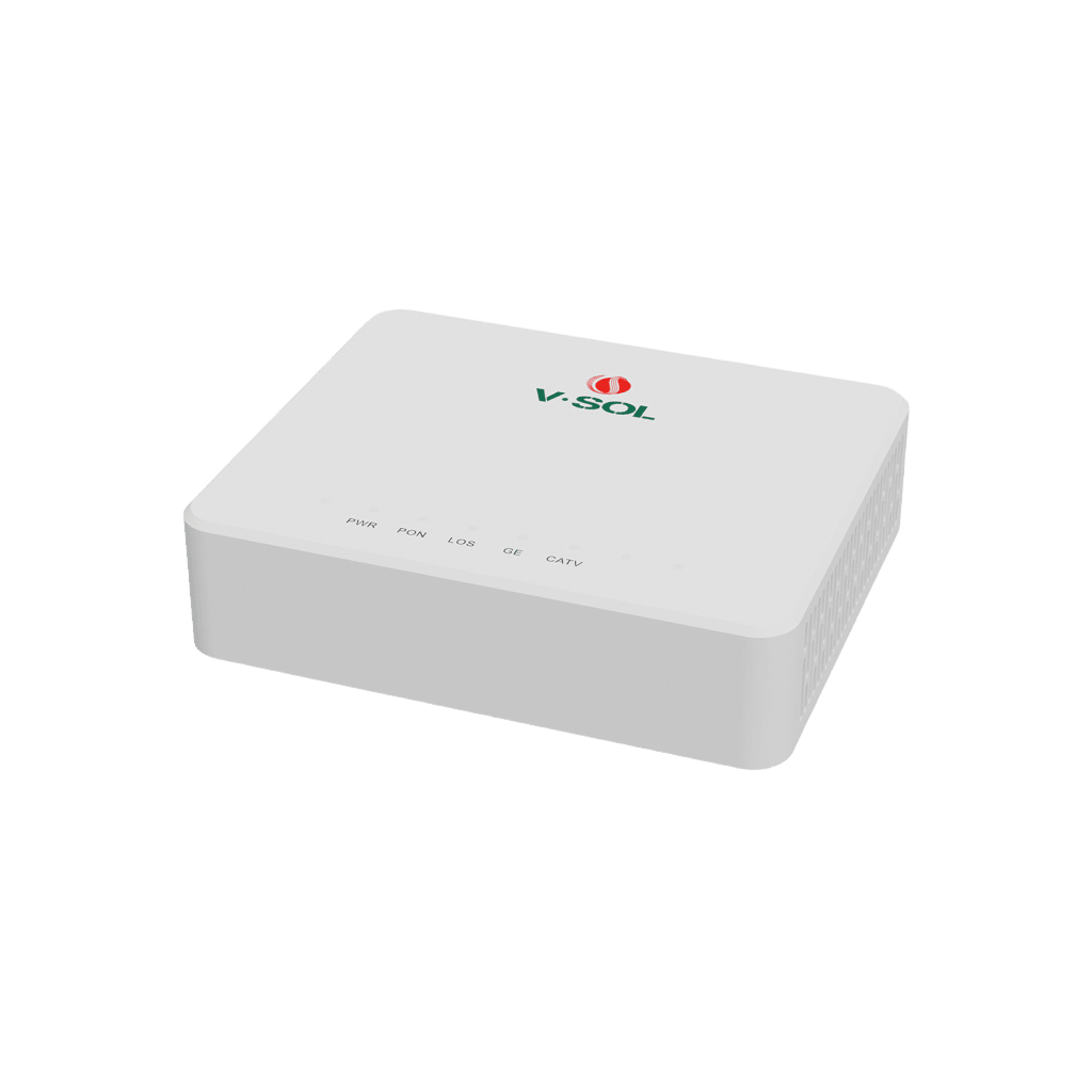 ONU Bridge Dual GPON/EPON con 1 Puerto SC/APC + 1 puerto LAN Gigabit + 1 puerto CATV