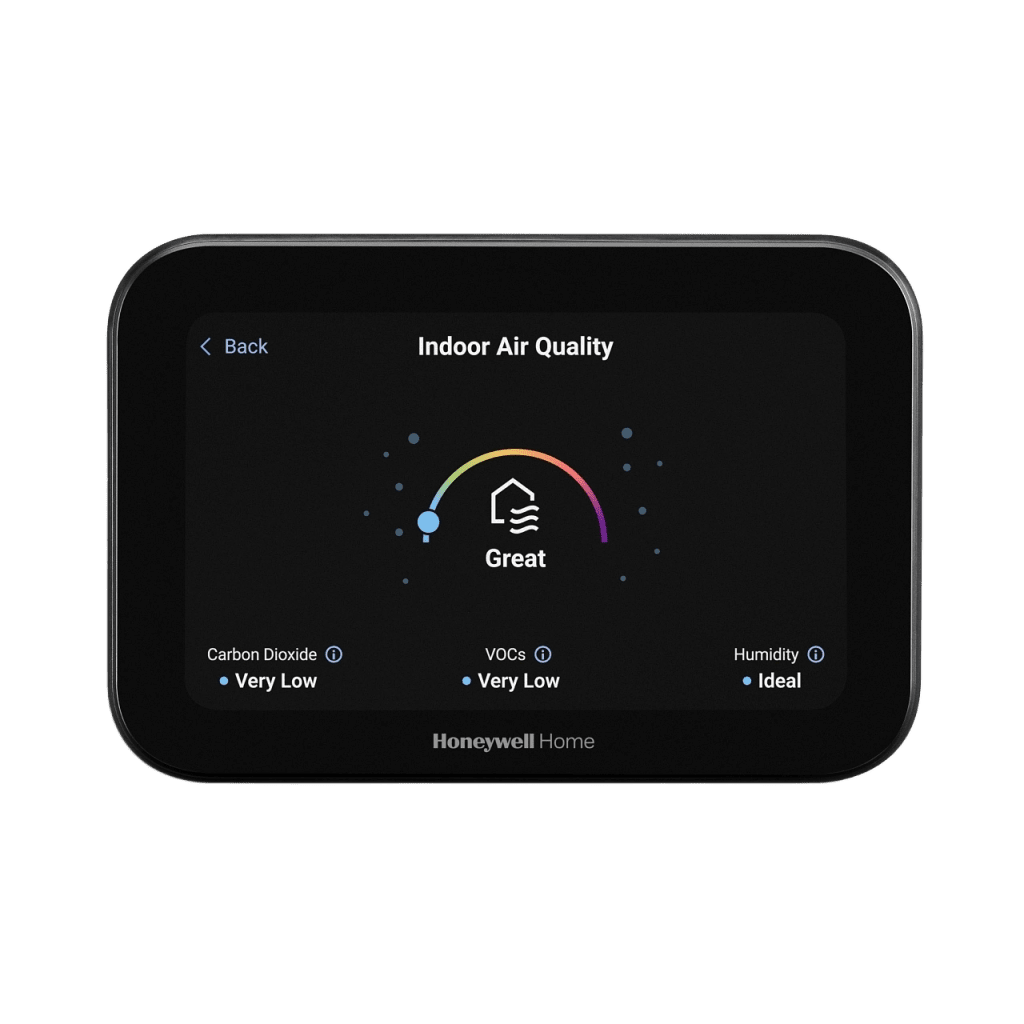 Termostato Inteligente ElitePRO / S1200 Smart Thermostat / Negro / Pantalla 5" / 4H-2C Bomba Calor / 3H-3C Convencional / Control IAQ / Video Doorbell / Redlink+WiFi+Bluetooth+Matter