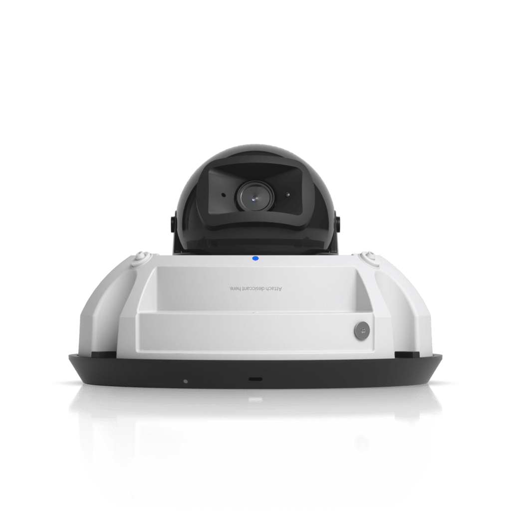 UniFi G6 Dome – Cámara 4K Antivandálica y Todo Clima con Sensor de 8 MP (1/1.8”), Motor de IA Multi-TOPS y Visión Nocturna Infrarroja de Largo Alcance