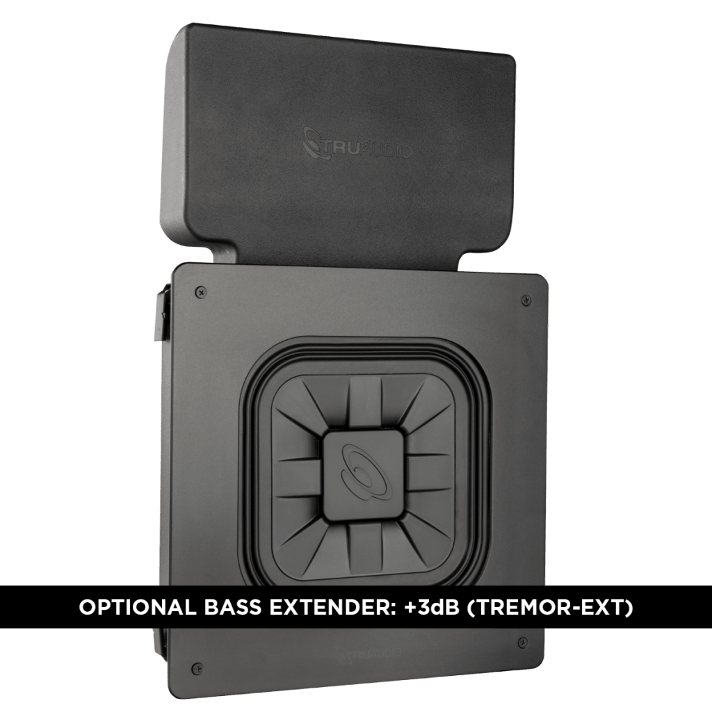 Subwoofer In-Wall 10" | 250 Watts | Sensibilidad 83 dB | Respuesta de Frecuencia 45-90 Hz | Salida Máxima 107 dB | Impedancia 4&Omega;