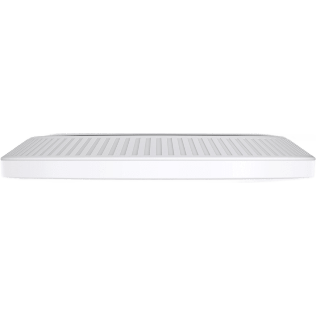 Access Point Techo Wi-Fi 6 AX5400 / 6-Stream Dual-Band / 4804 Mbps 5 GHz + 574 Mbps 2.4 GHz / Puerto 2.5G PoE+ / 160 MHz MU-MIMO OFDMA 1024-QAM / Montaje Techo-Pared / Omada SDN