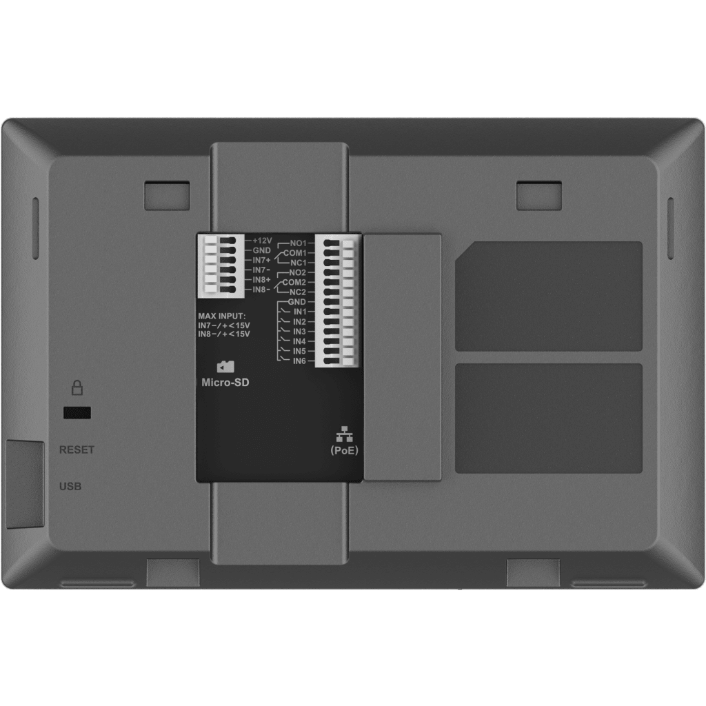 Estación de Intercomunicación SIP con Wi-Fi 6, Bluetooth y Control Total para Agendamiento de Salas y Edificios Inteligentes (Color Negro)