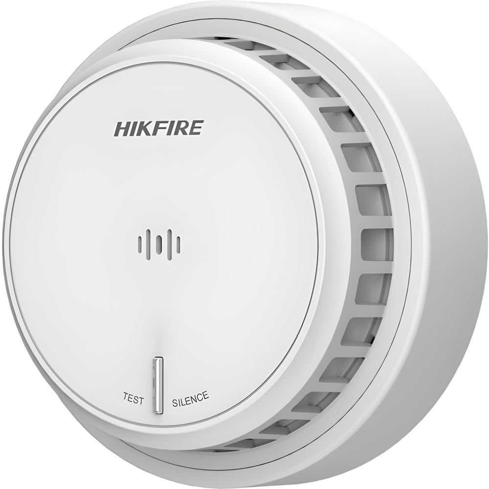 (HikFire) Detector de Humo Óptico Hikvision / Tecnología Avanzada de Detección de Incendios / Alarma Temprana y Fiabilidad Certificada / Soporta Salida de Alarma