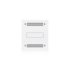 UACC Rack Cabinet 12U (550 x 450 mm) - Gabinete Cerrado para Montaje en Pared con Puerta de Vidrio Templado, Totalmente Ensamblado con Ventiladores Integrados y Paneles Removibles
