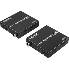Extensor HDMI sobre IP | 4K60Hz | Fibra Óptica 40 km (24.85 mi) | 18 Gbps | HDMI 2.0 | HDCP 1.4/2.2 | IR | Protección ESD