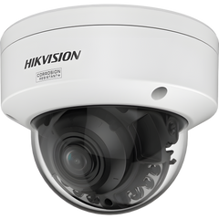 [Dual Light + ColorVu 3.0 + HikAI] Domo IP 4 Megapixel / Lente Mot. 2.8 a 12 mm / 40 mts IR + Luz Blanca / Exterior IP67 / WDR 130 dB / ACUSENSE 3.0 / Metal / NEMA 4X / ACUSEEK