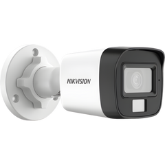 [Dual Light + ColorVu] Bala TURBOHD 3K (5 Megapixel) / Lente 2.8 mm / 30 mts IR + 20 mts Luz Blanca / Gran Angular 104.9° / Exterior IP67 / Micrófono Integrado / dWDR / 4 Tecnologías / Metal