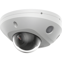 [Dual Light + 2 Micrófonos Integrados] Mini Domo IP 6 Megapixel / Lente 2.8 mm / 30 mts Luz Blanca + 30 mts IR / ACUSENSE / Exterior IP67 / IK8 /  WDR 120 dB / PoE / ONVIF / Micro SD / ACUSEEK